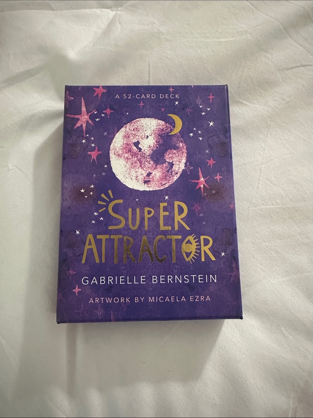 Super Attractor 52-Card Deck by Gabrielle Bernstein - Purple & Gold